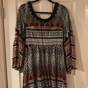 NWT SM Francesca’s pattern dress
